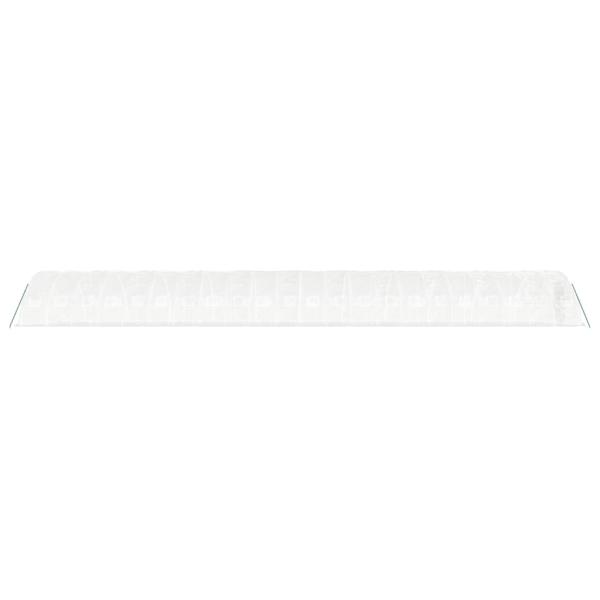 Gewächshaus mit Stahlrahmen Weiß 110 m² 22x5x2,3 m