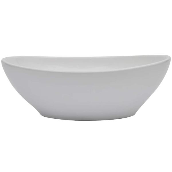 2-tlg. Badmöbel-Set Keramik Schwarz