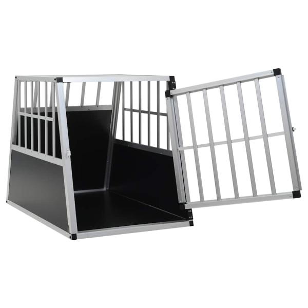 Hundetransportbox mit Einzeltür 65 x 91 x 69,5 cm