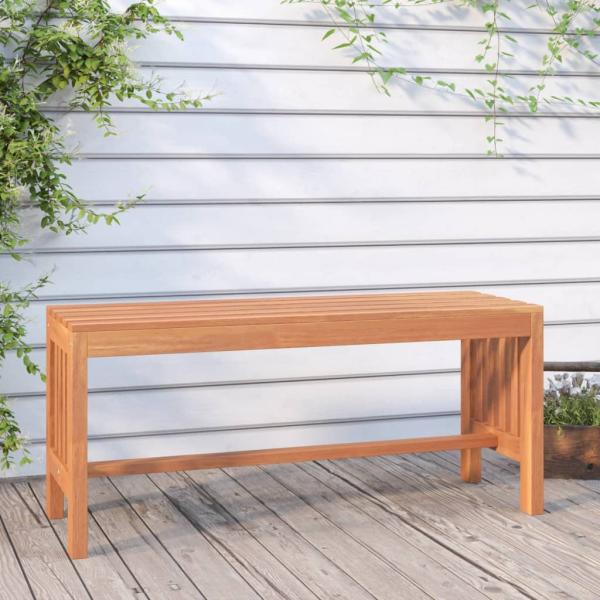 ARDEBO.de - Gartenbank 110 cm Massivholz Eukalyptus