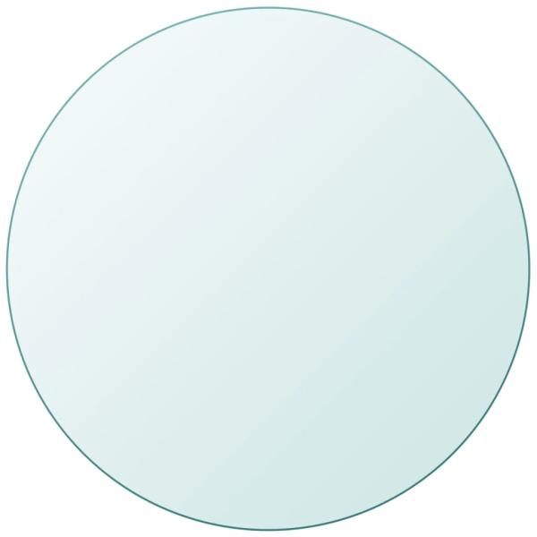 ARDEBO.de - Tischplatte aus gehärtetem Glas rund 900 mm