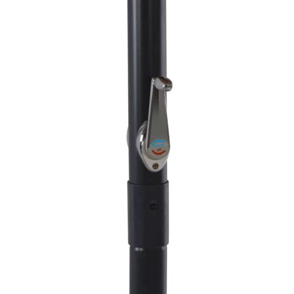 Sonnenschirm mit Aluminium-Mast 500 cm Taupe