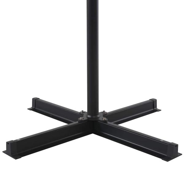 Sonnenschirm mit Aluminium-Mast 500 cm Taupe