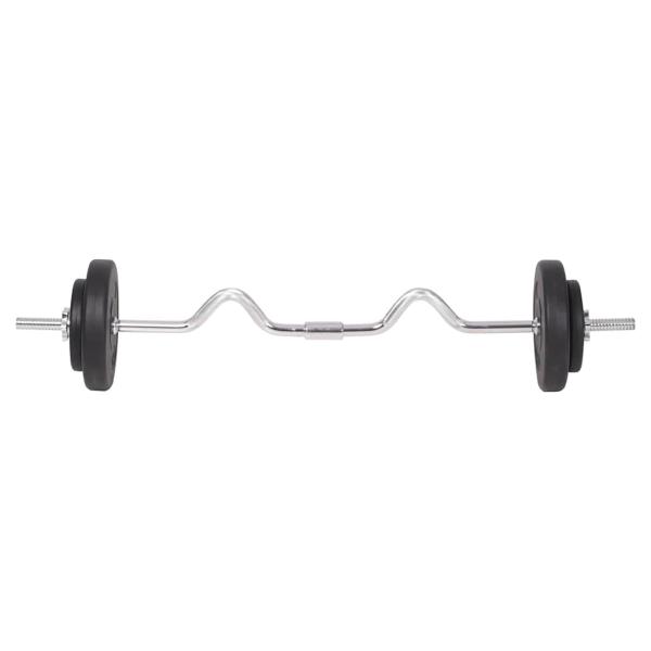Langhantel- und Kurzhantelset 90 kg