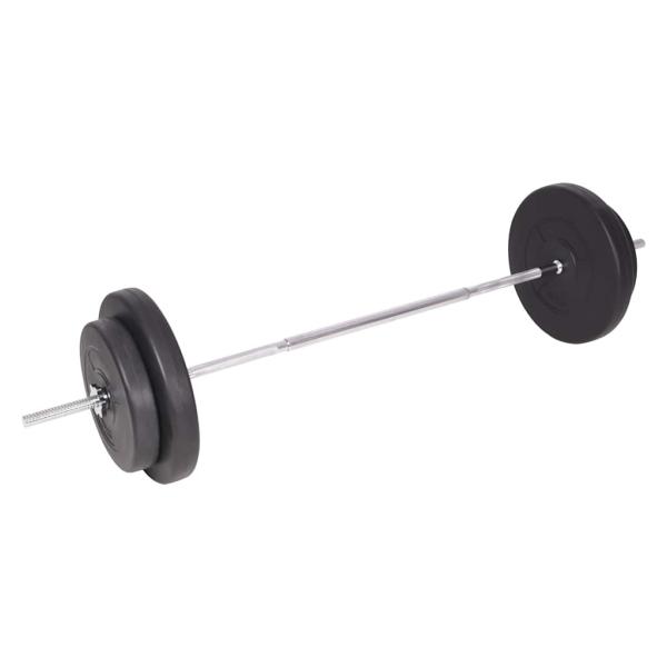 Langhantel- und Kurzhantelset 90 kg