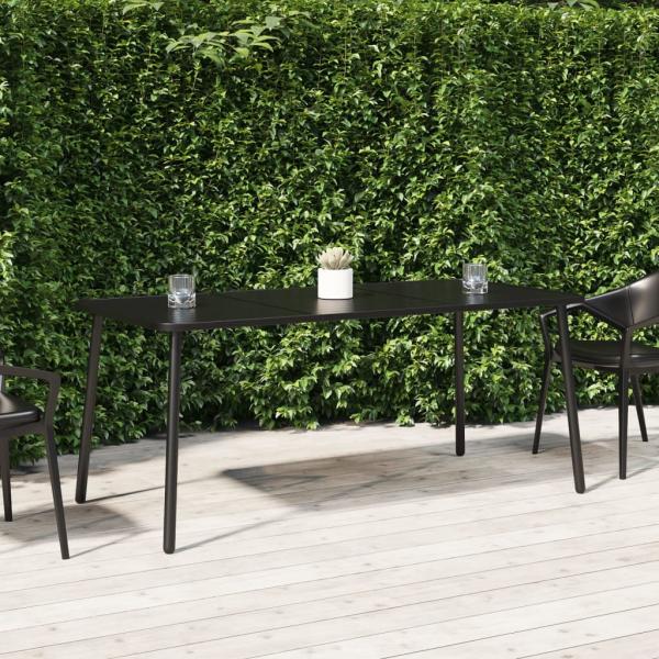 ARDEBO.de - Gartentisch Anthrazit 165x80x71 cm Stahl