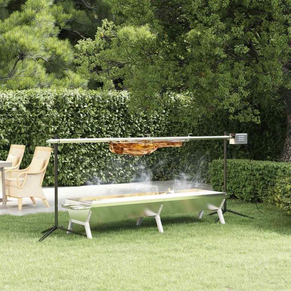 ARDEBO.de - Rotisserie-Grill Automatisch Edelstahl