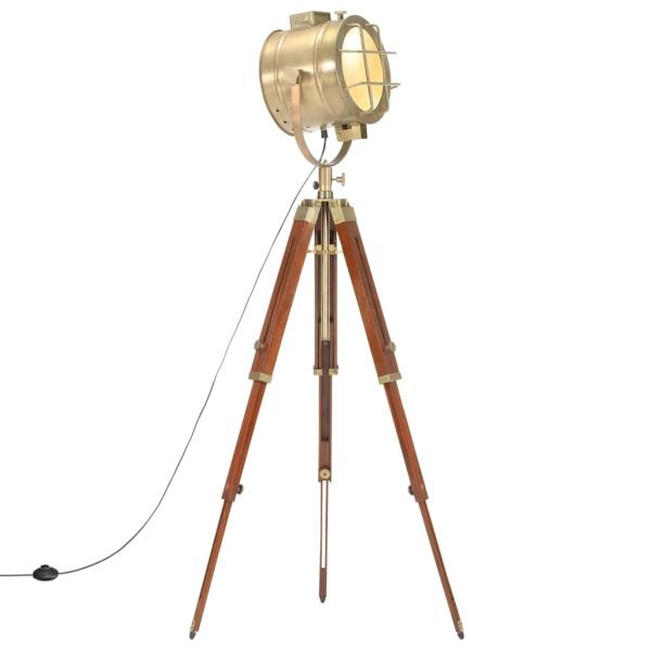 ARDEBO.de - Stehleuchte Dreibein Massivholz Mango 165 cm