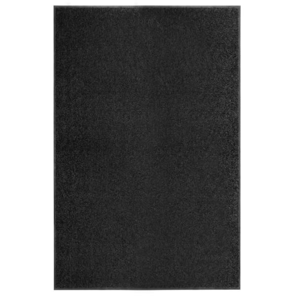 ARDEBO.de - Fußmatte Waschbar Schwarz 120x180 cm