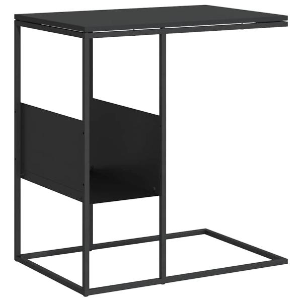 Beistelltisch Schwarz 55x36x59,5 cm Holzwerkstoff