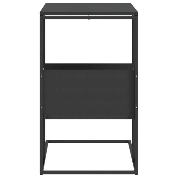 Beistelltisch Schwarz 55x36x59,5 cm Holzwerkstoff