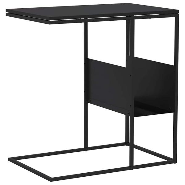 Beistelltisch Schwarz 55x36x59,5 cm Holzwerkstoff