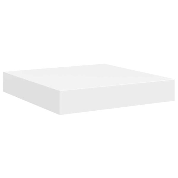 Schweberegal Weiß 23x23,5x3,8 cm MDF