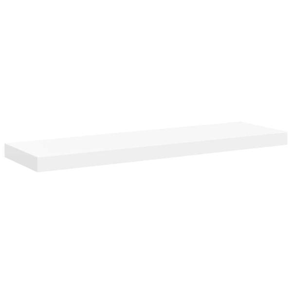 Schweberegal Weiß 80x23,5x3,8 cm MDF