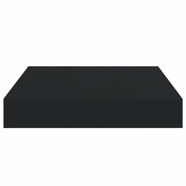 Schweberegal Schwarz 23x23,5x3,8 cm MDF