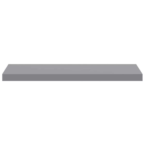 Schweberegal Grau 80x23,5x3,8 cm MDF