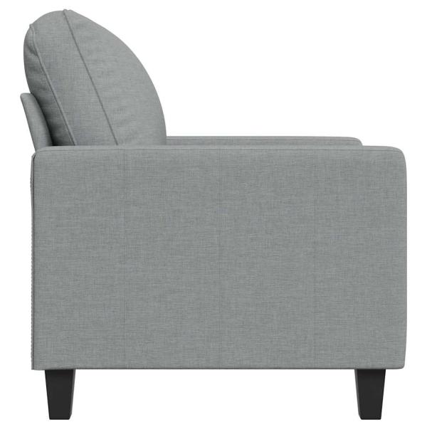 Sofasessel Hellgrau 60 cm Stoff