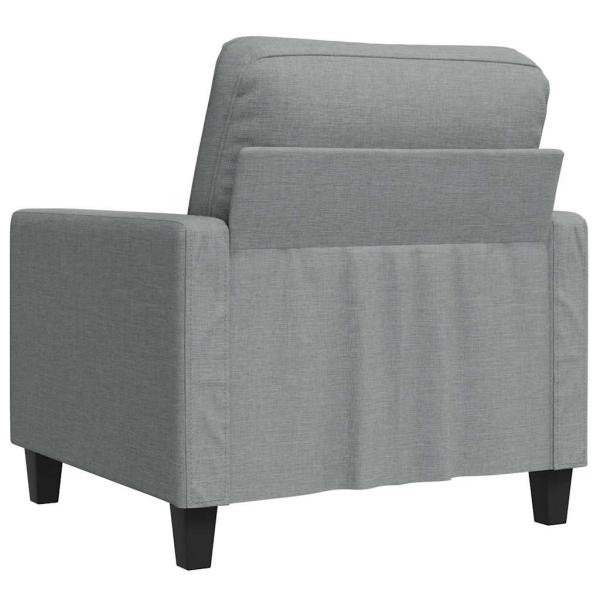 Sofasessel Hellgrau 60 cm Stoff
