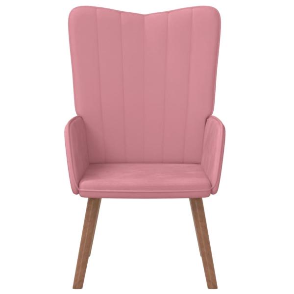 Relaxsessel Rosa Samt