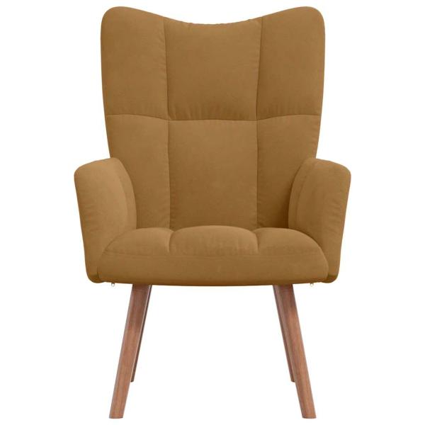 Relaxsessel Braun Samt