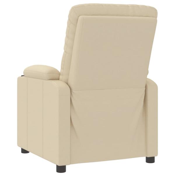 Relaxsessel Creme Stoff