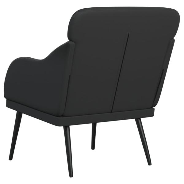 Sessel Schwarz 63x76x80 cm Kunstleder