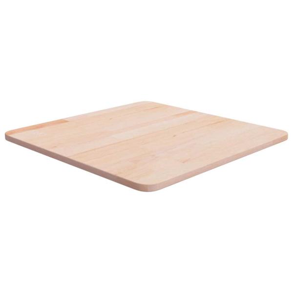 ARDEBO.de - Tischplatte Quadratisch 50x50x1,5 cm Eichenholz Unbehandelt