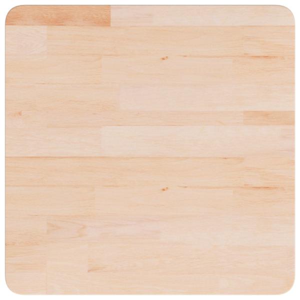 Tischplatte Quadratisch 50x50x1,5 cm Eichenholz Unbehandelt
