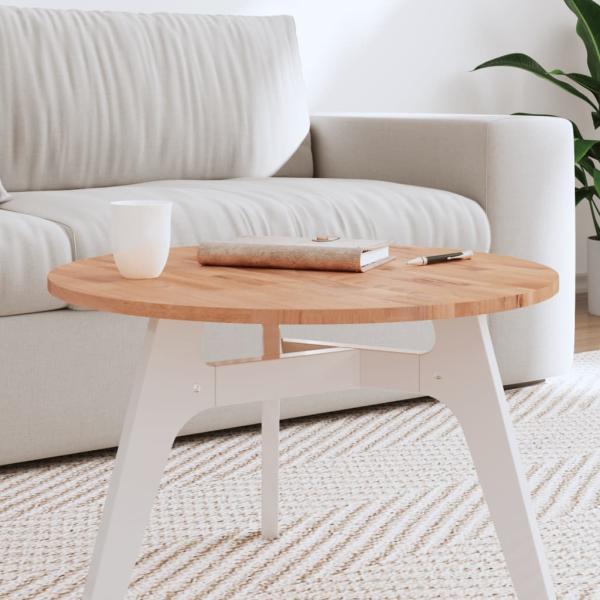 ARDEBO.de - Tischplatte Ø60x1,5 cm Rund Massivholz Buche