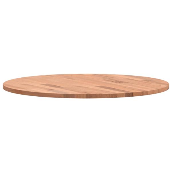 Tischplatte Ø60x1,5 cm Rund Massivholz Buche