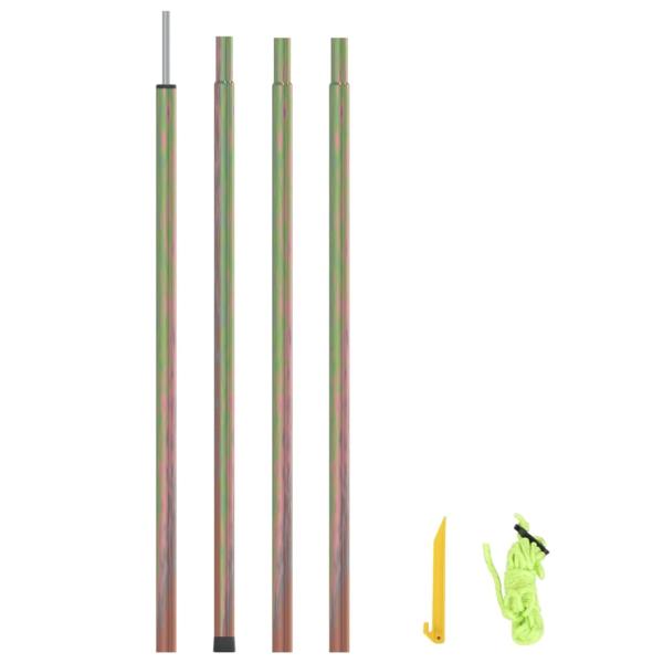 ARDEBO.de - Sonnensegel Stange 250 cm Verzinkter Stahl