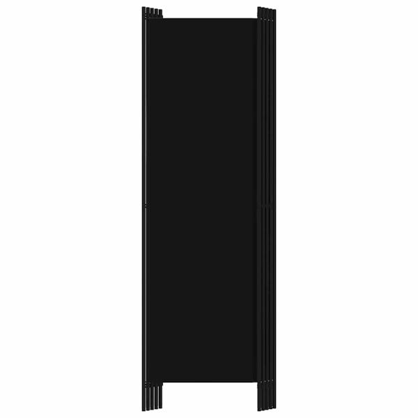 5-tlg. Raumteiler Schwarz 250x180 cm
