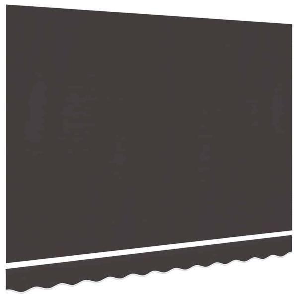 Ersatzstoff für Markise Grau 300x250 cm Polyester
