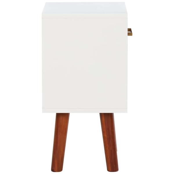 Nachttisch 2 Stk. Akazienholz Massiv 40x30x57 cm