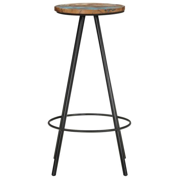 Barhocker 4 Stk. Massives Altholz