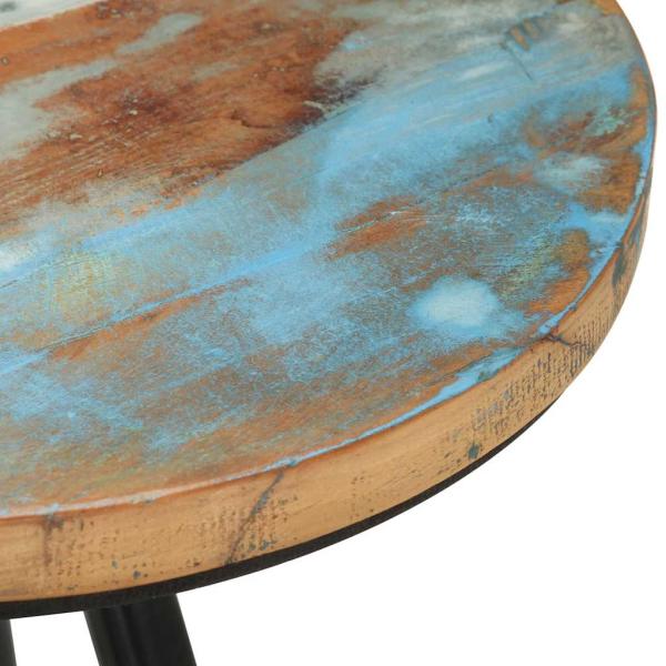 Barhocker 4 Stk. Massives Altholz