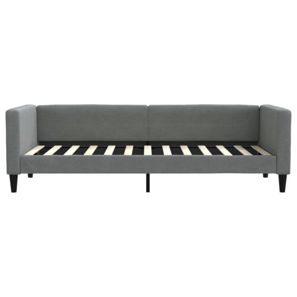 Tagesbett Dunkelgrau 80x200 cm Stoff
