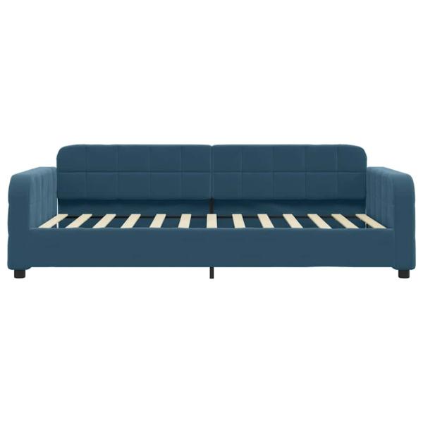 Tagesbett Blau 80x200 cm Samt