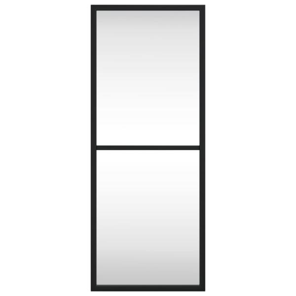 Wandspiegel Schwarz 20x50 cm Rechteckig Eisen