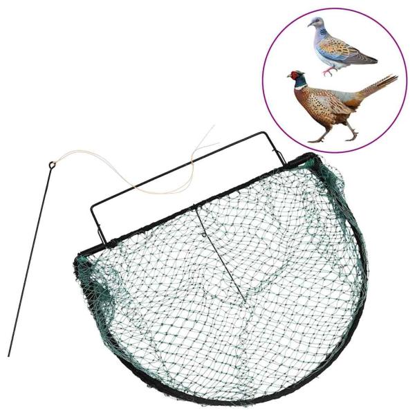 ARDEBO.de - Vogelfalle Grün 50 cm Stahl