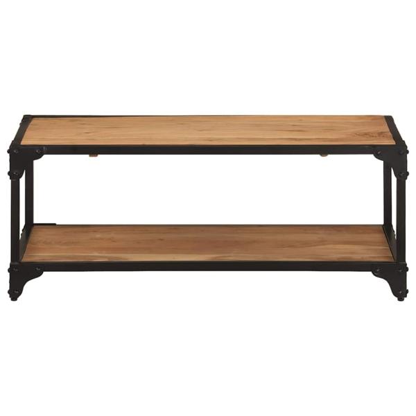 Couchtisch 90x45x35 cm Massivholz Akazie