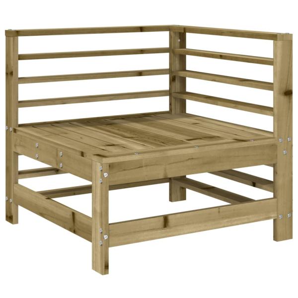 3-tlg. Garten-Lounge-Set Kiefernholz Imprägniert