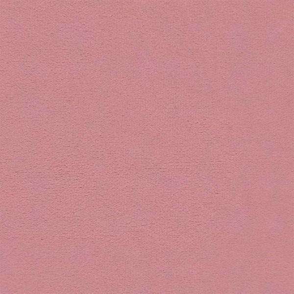 Hocker mit Holzbeinen Rosa Samt