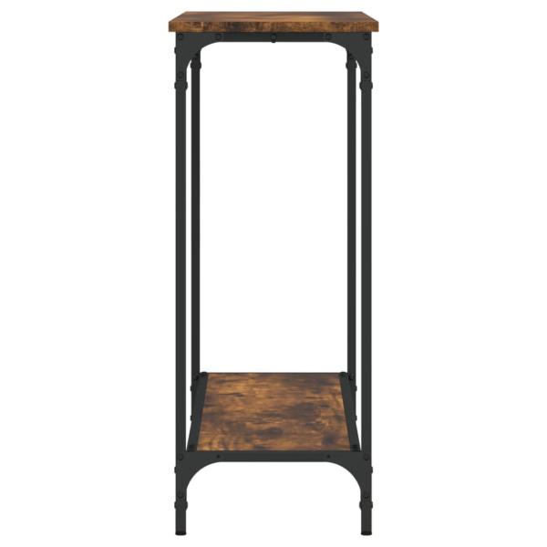 Konsolentisch Räuchereiche 101x30,5x75 cm Holzwerkstoff