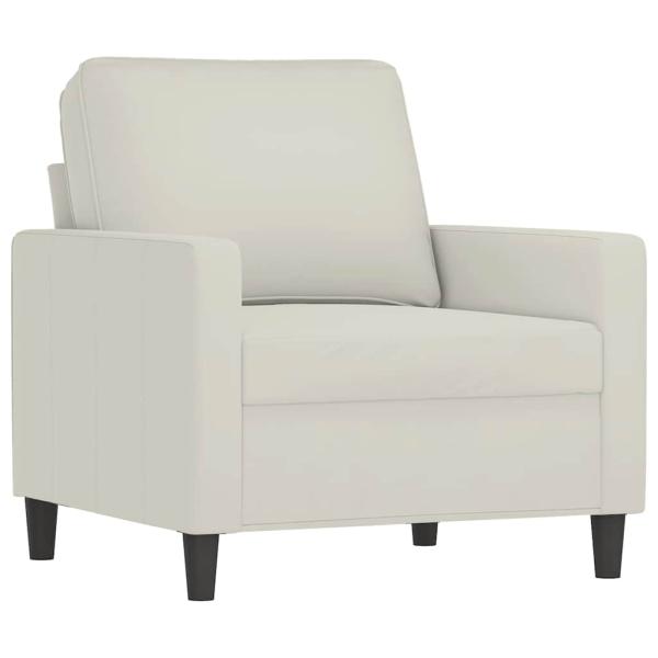 Sessel Creme 60 cm Samt