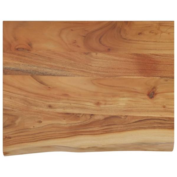 Wandregal 40x30x3,8 cm Rechteckig Massivholz Akazie Baumkante