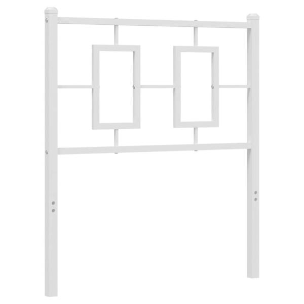 Ersatz-Kopfteil Metall Weiß 75 cm