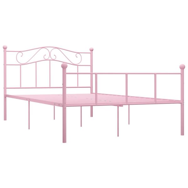 Bettgestell Rosa Metall 160x200 cm