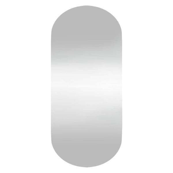 Wandspiegel 30x70 cm Glas Oval