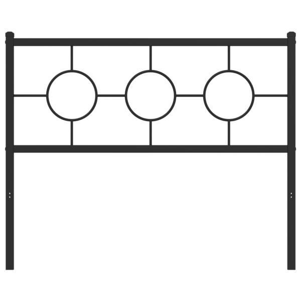 Ersatz-Kopfteil Metall Schwarz 107 cm